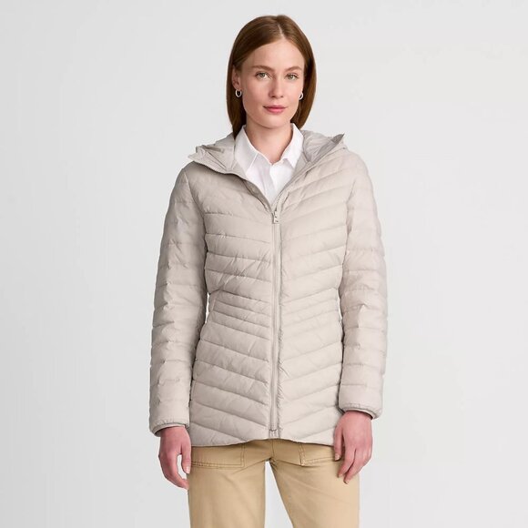 Land's End Women's Wanderweight Packable Down Jacket NEW - Picture 9 of 11